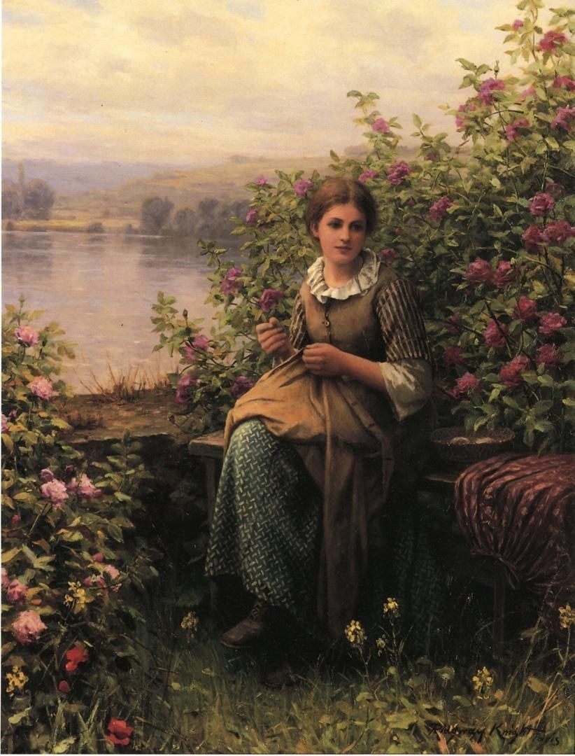 Daniel Ridgway Knight Mending